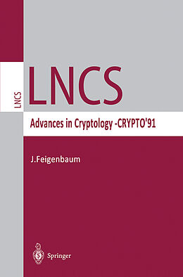 E-Book (pdf) Advances in Cryptology - CRYPTO '91 von 