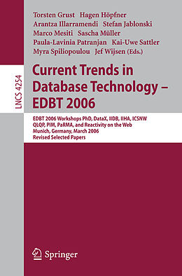 Kartonierter Einband Current Trends in Database Technology - EDBT 2006 von 