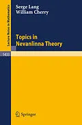 E-Book (pdf) Topics in Nevanlinna Theory von Serge Lang, William Cherry