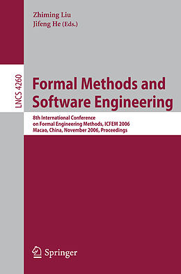Kartonierter Einband Formal Methods and Software Engineering von 