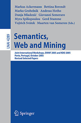 Kartonierter Einband Semantics, Web and Mining von 