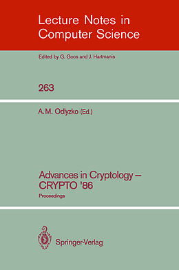 E-Book (pdf) Advances in Cryptology - CRYPTO '86 von 
