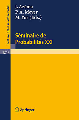 eBook (pdf) Seminaire de Probabilites XXI de 