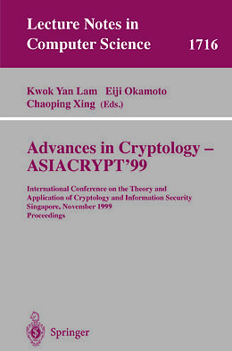 E-Book (pdf) Advances in Cryptology - ASIACRYPT'99 von 