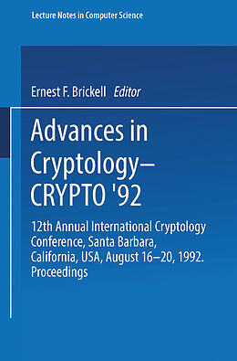 E-Book (pdf) Advances in Cryptology - CRYPTO '92 von 