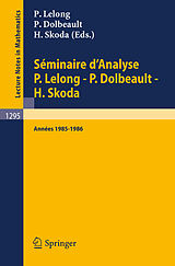 E-Book (pdf) Séminaire d'Analyse P. Lelong - P. Dolbeault - H. Skoda von 