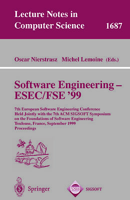 E-Book (pdf) Software Engineering - ESEC/FSE '99 von 