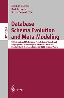 E-Book (pdf) Database Schema Evolution and Meta-Modeling von 