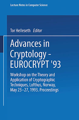 E-Book (pdf) Advances in Cryptology - EUROCRYPT '93 von 