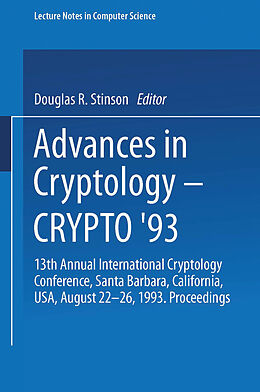 E-Book (pdf) Advances in Cryptology - CRYPTO '93 von 