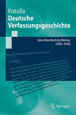 E-Book (pdf) Deutsche Verfassungsgeschichte von Michael Kotulla