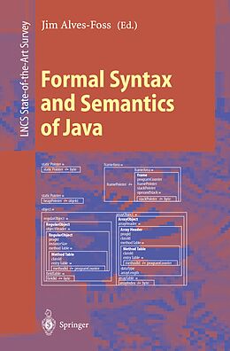 eBook (pdf) Formal Syntax and Semantics of Java de 