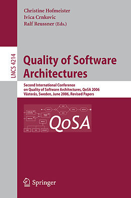 Kartonierter Einband Quality of Software Architectures von 