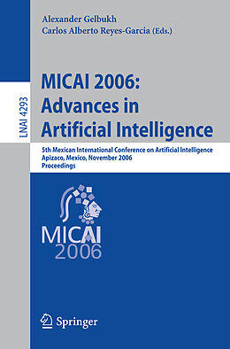 Couverture cartonnée MICAI 2006: Advances in Artificial Intelligence de 