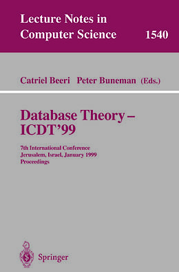 E-Book (pdf) Database Theory - ICDT'99 von 