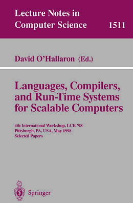 E-Book (pdf) Languages, Compilers, and Run-Time Systems for Scalable Computers von 