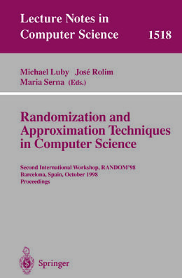 E-Book (pdf) Randomization and Approximation Techniques in Computer Science von 