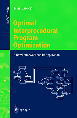 E-Book (pdf) Optimal Interprocedural Program Optimization von Jens Knoop
