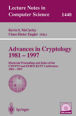 E-Book (pdf) Advances in Cryptology 1981 - 1997 von 
