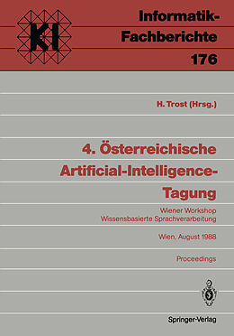 Kartonierter Einband 4. Österreichische Artificial-Intelligence-Tagung von 