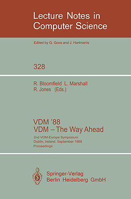 Kartonierter Einband VDM '88. VDM - The Way Ahead von 