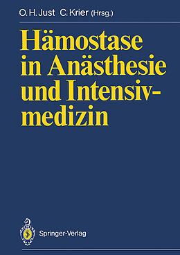 Kartonierter Einband Hämostase in Anästhesie und Intensivmedizin von 