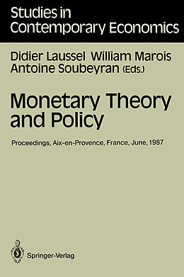 Couverture cartonnée Monetary Theory and Policy de 