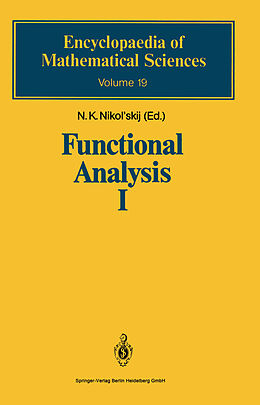 Fester Einband Functional Analysis I von Yu. I. Lyubich