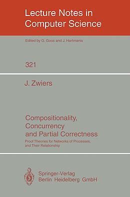 Kartonierter Einband Compositionality, Concurrency, and Partial Correctness von Job Zwiers