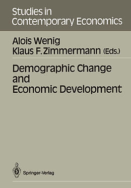 Couverture cartonnée Demographic Change and Economic Development de 