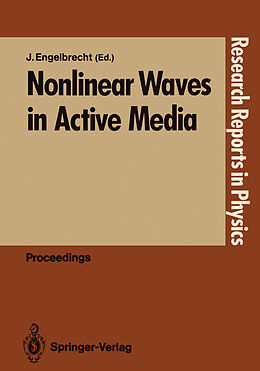Couverture cartonnée Nonlinear Waves in Active Media de 