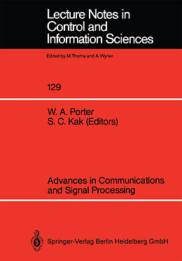 Kartonierter Einband Advances in Communications and Signal Processing von 