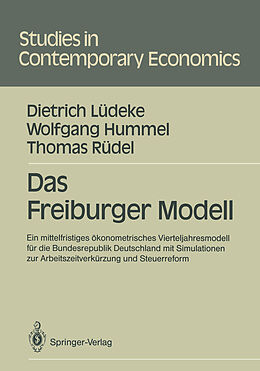 Kartonierter Einband Das Freiburger Modell von Dietrich Lüdeke, Wolfgang Hummel, Thomas Rüdel