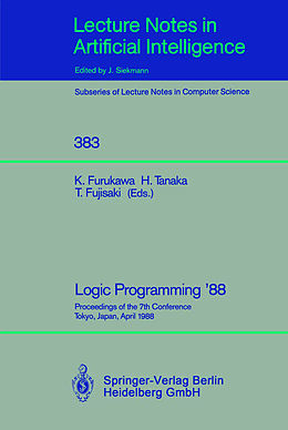 Kartonierter Einband Logic Programming '88 von 