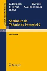 Kartonierter Einband (Kt) Séminaire de Théorie du Potentiel Paris, No. 9 von 