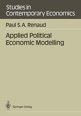 Couverture cartonnée Applied Political Economic Modelling de Paul S. A. Renaud