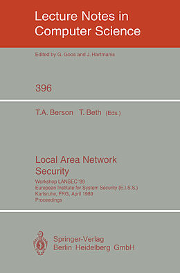 Kartonierter Einband Local Area Network Security von 