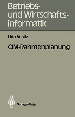 Kartonierter Einband CIM-Rahmenplanung von Udo Venitz