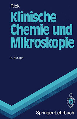 Kartonierter Einband Klinische Chemie und Mikroskopie von Wirnt Rick