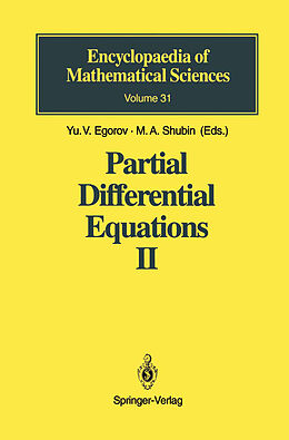 Fester Einband Partial Differential Equations II von Yu. V. Egorov, M. A. Shubin, A. I. Komech