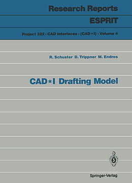 Couverture cartonnée CAD*I Drafting Model de Richard Schuster, Michael Endres, Dietmar Trippner