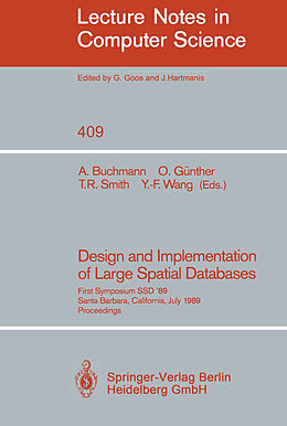 Kartonierter Einband Design and Implementation of Large Spatial Databases von 