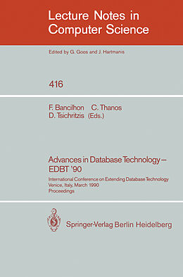 Kartonierter Einband Advances in Database Technology - EDBT '90 von 