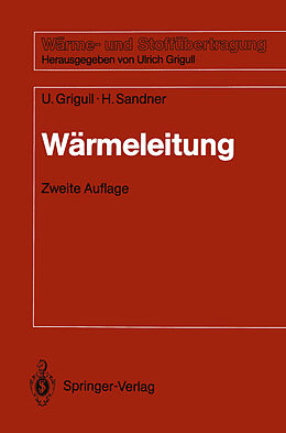 Kartonierter Einband Wärmeleitung von Ulrich Grigull, Heinrich Sandner