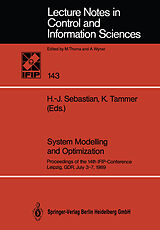 Couverture cartonnée System Modelling and Optimization de 