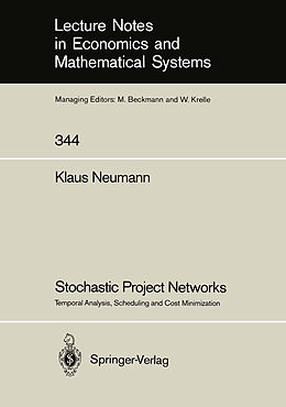 Couverture cartonnée Stochastic Project Networks de Klaus Neumann