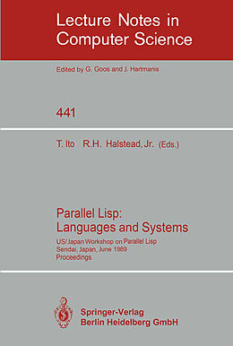 Kartonierter Einband Parallel Lisp: Languages and Systems von 