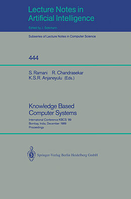 Kartonierter Einband Knowledge Based Computer Systems von 