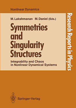 Couverture cartonnée Symmetries and Singularity Structures de 