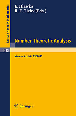 Kartonierter Einband Number-Theoretic Analysis von 